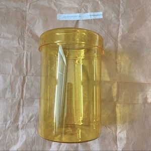 Anthropologie Glass Canister with Lid